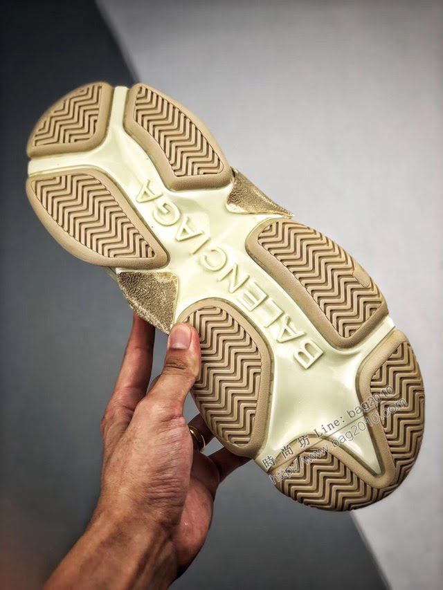 Balenciaga經典款男女鞋 巴黎世家頂級版本Triple-S 17老爹鞋 Balenciaga情侶款老爹鞋  hdbl1228